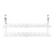 Maclean under-desk cable organizer, max. load 5kg, max. 728mm, 2 levels, white, MC-102 W