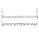 Maclean under-desk cable organizer, max. load 5kg, max. 728mm, 2 levels, white, MC-102 W