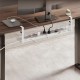 Maclean under-desk cable organizer, max. load 5kg, max. 728mm, 2 levels, white, MC-102 W