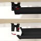 Maclean under-desk cable/extension organizer, max. load 5kg, black, MC-106 B