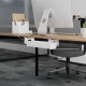 Maclean under-desk cable/extension organizer, max. load 5kg, white, MC-106 W