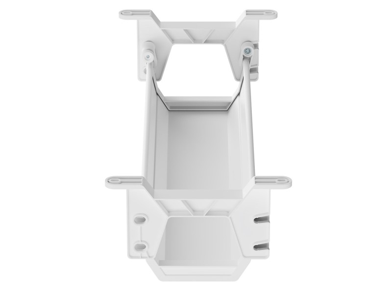 Maclean under-desk cable/extension organizer, max. load 5kg, white, MC-106 W