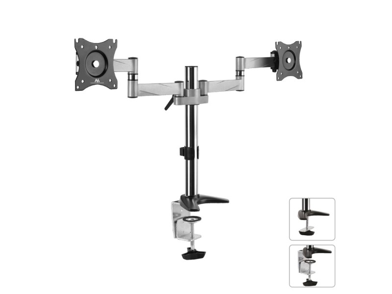 Desk holder for two LCD monitors Maclean MC-714 13-27 