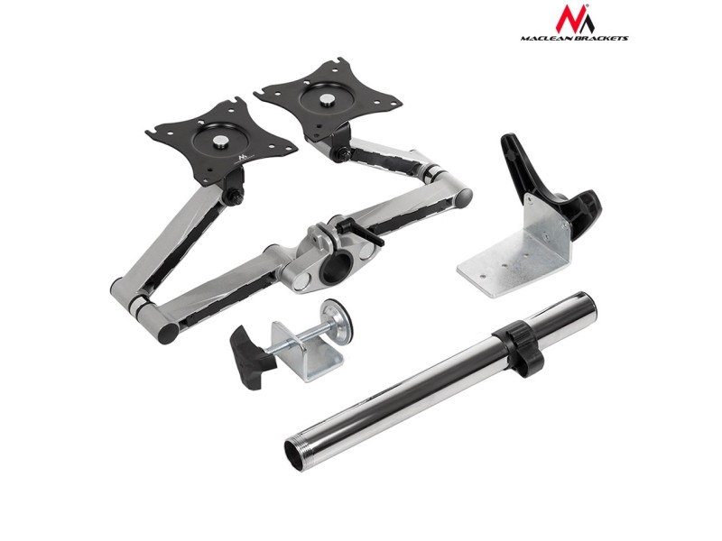 Desk holder for two LCD monitors Maclean MC-714 13-27 
