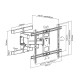 Maclean MC-881 TV bracket 37-85 