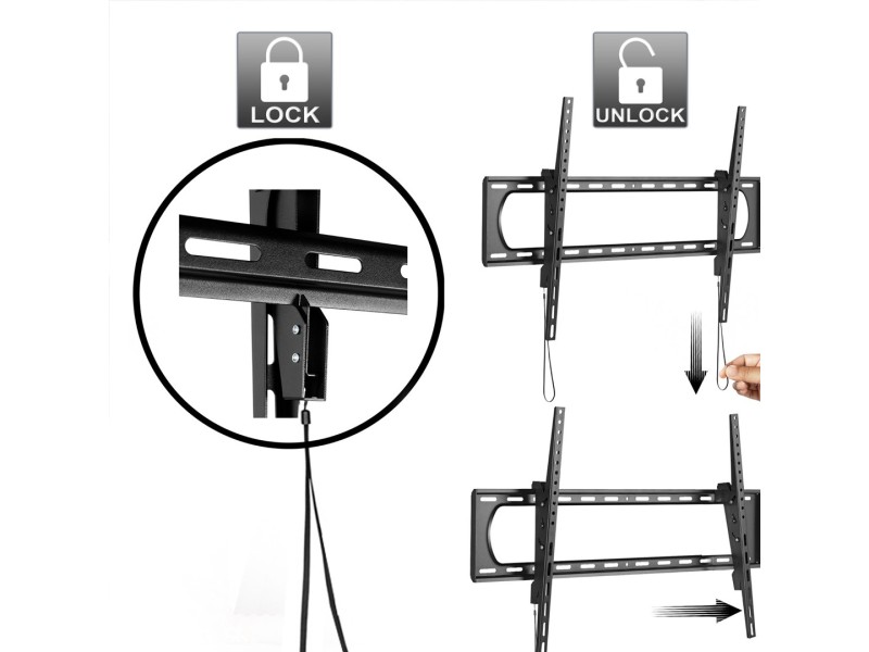 Maclean TV or monitor mount, max. VESA 900x600, 60-120