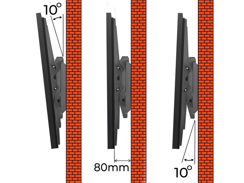 Maclean TV or monitor mount, max. VESA 900x600, 60-120