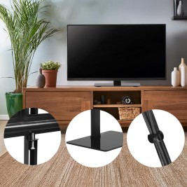 Maclean MC-386 Universal TV Stand Base for Cabinet Dresser Table Desk 32