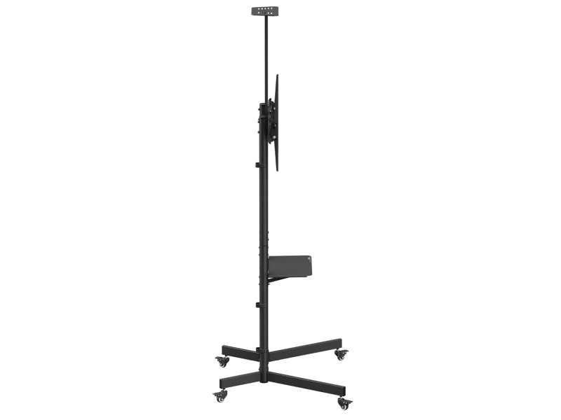 Maclean TV stand / cart, camera shelf, on wheels, 37-70