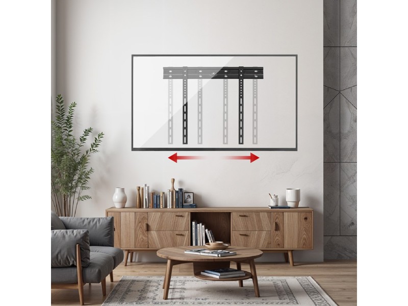 Maclean ultra flat wall mount for TV, 40-85