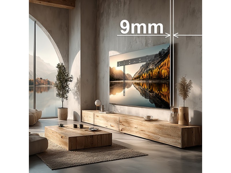 Maclean ultra flat wall mount for TV, 40-85