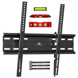 Maclean MC-748A TV or Monitor Mount, TV Wall Holder, Handle, max VESA 400x400, 32-70