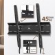 Maclean MC-748A TV or Monitor Mount, TV Wall Holder, Handle, max VESA 400x400, 32-70 Maclean MC-748A TV or Monitor Mount, TV Wall Holder, Handle, max VESA 400x400, 32-70