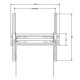 Maclean MC-748A TV or Monitor Mount, TV Wall Holder, Handle, max VESA 400x400, 32-70 Maclean MC-748A TV or Monitor Mount, TV Wall Holder, Handle, max VESA 400x400, 32-70