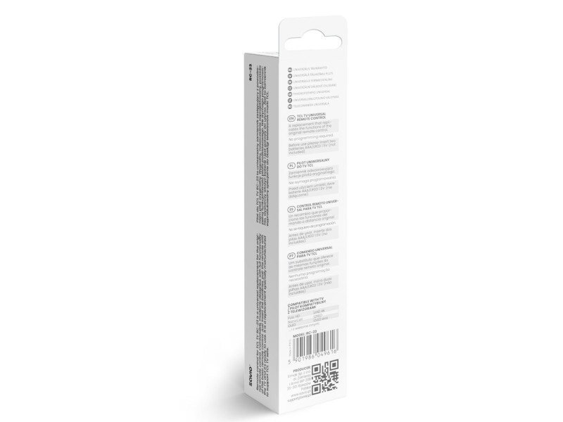 SAVIO RC-23 Universal / Replacement Remote Control for TCL TV
