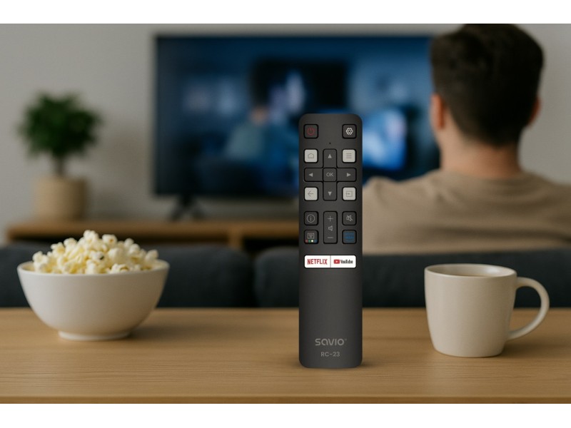SAVIO RC-23 Universal / Replacement Remote Control for TCL TV