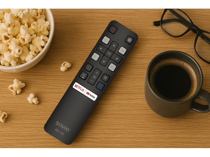 SAVIO RC-23 Universal / Replacement Remote Control for TCL TV