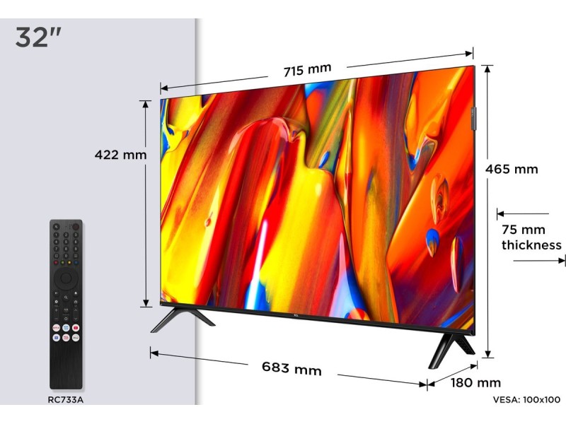 TCL 32V5C TV 81.3 cm (32