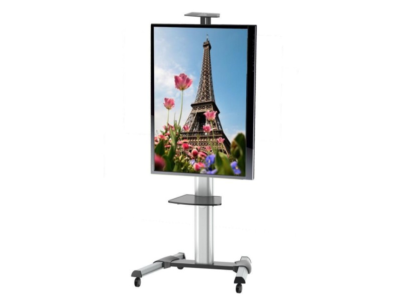 Techly Floor Support Trolley for LCD / LED / Plasma 37-70 with Shelf 