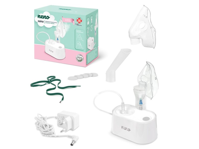 Neno Sano – pneumatic, piston, compressor nebulizer