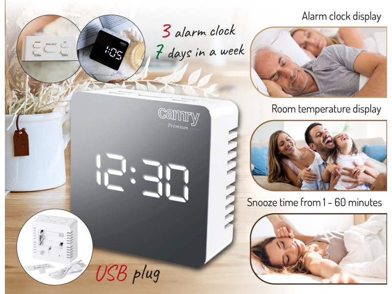 CAMRY CR 1150w LED Alarm Clock