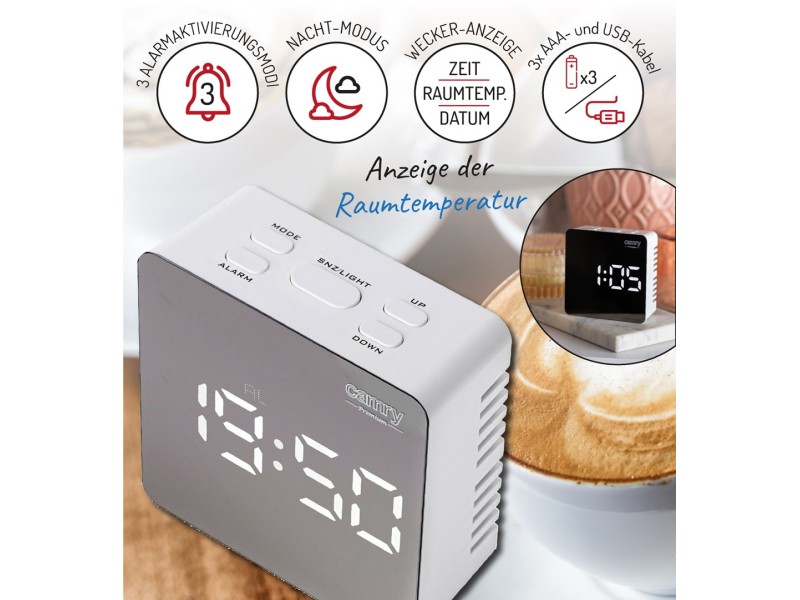 CAMRY CR 1150w LED Alarm Clock