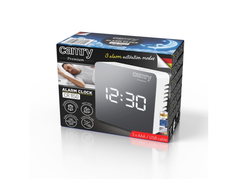 CAMRY CR 1150w LED Alarm Clock