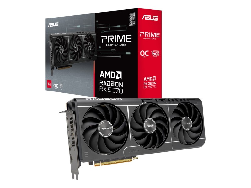 ASUS Prime -RX9070-O16G-EVO AMD Radeon RX 9070 16 GB GDDR6