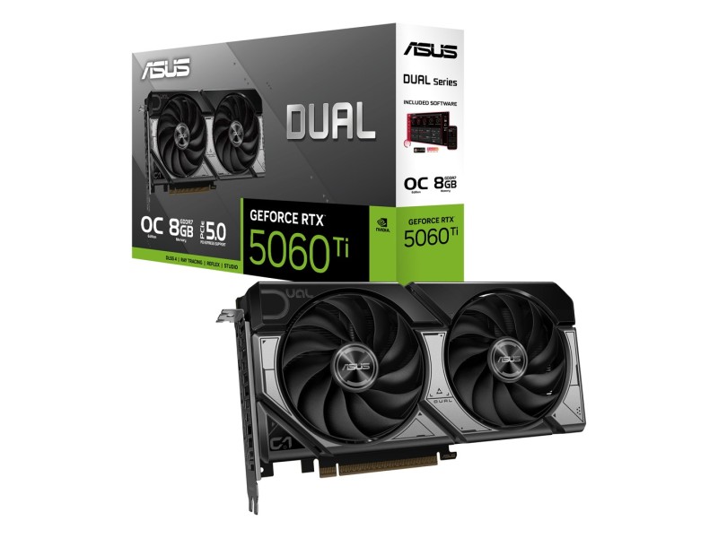 ASUS Dual RTX 5060 Ti 8 GB OC graphics card