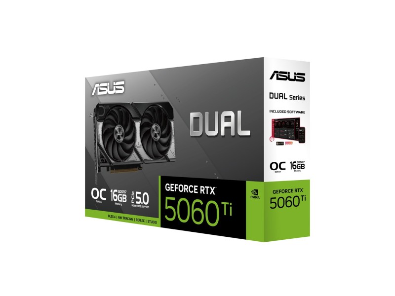 ASUS Dual -RTX5060TI-O16G NVIDIA GeForce RTX 5060 Ti 16 GB GDDR7