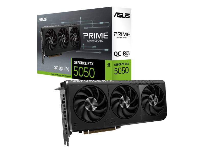 ASUS Prime -RTX5050-O8G NVIDIA GeForce RTX 5050 8 GB GDDR6