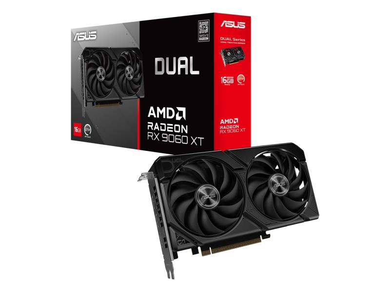 ASUS Dual -RX9060XT-16G AMD Radeon RX 9060 XT 16 GB GDDR6