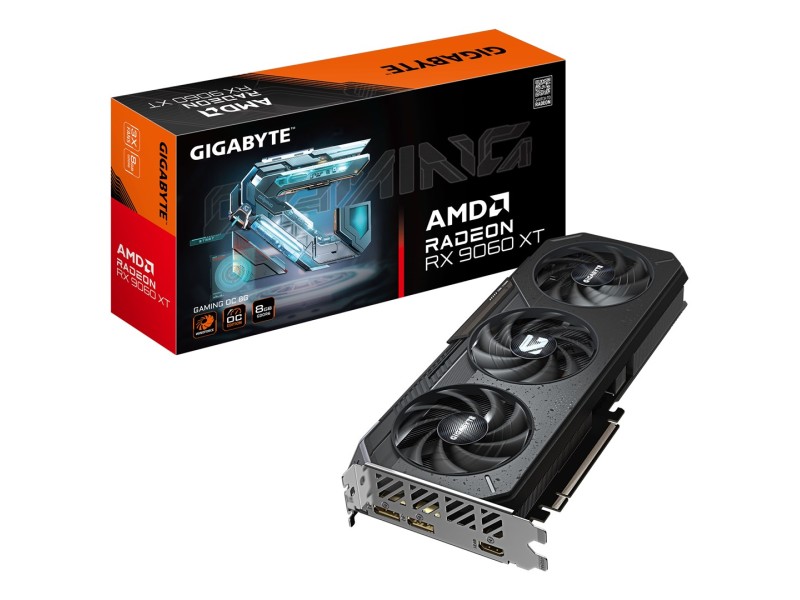 GIGABYTE Radeon RX 9060 XT GAMING OC 8G Graphics Card - 8GB GDDR6