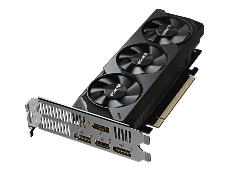 GIGABYTE GeForce RTX 5060 OC Low Profile 8G Graphics Card - 8GB GDDR7, 128bit, PCI-E 5.0, 2512 MHz Core Clock, 3 x DisplayPort, 1 x HDMI, GV-N5060OC-8GL
