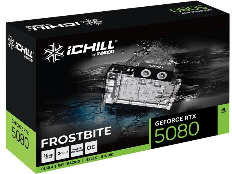 Inno3D iChill GeForce RTX 5080 FROSTBITE NVIDIA 16 GB GDDR7