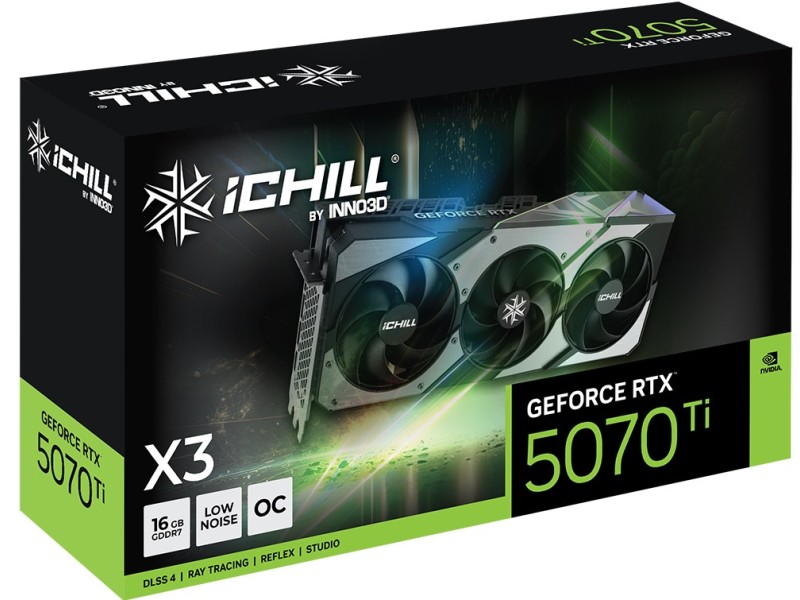 Inno3D iChill GeForce RTX 5070 Ti X3 NVIDIA 16 GB GDDR7