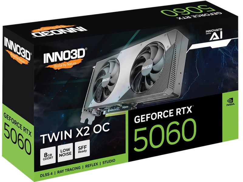 INNO3D GeForce RTX 5060 Twin X2 OC NVIDIA 8 GB GDDR7