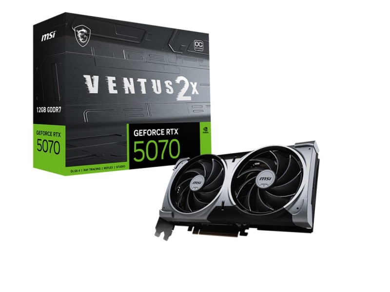 MSI GeForce RTX 5070 12G VENTUS 2X OC NVIDIA 12 GB GDDR7