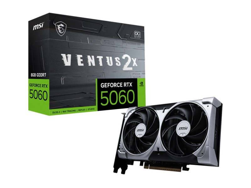 MSI GeForce RTX 5060 8G VENTUS 2X OC NVIDIA 8 GB GDDR7