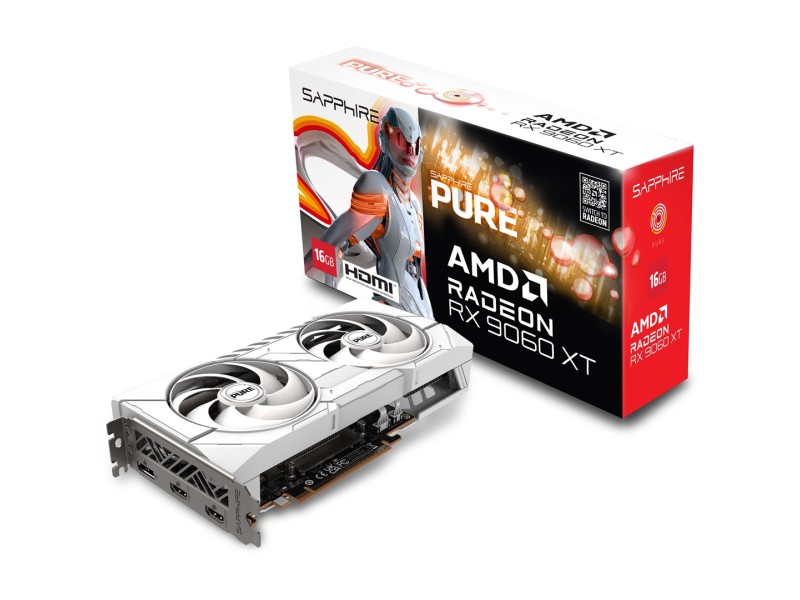 Graphics card. SAPPHIRE PURE RX 9060 XT GAMING OC 16GB