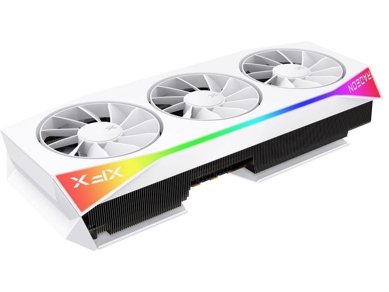 Graphics card. XFX Mercury RX 9070XT OC White G RGB 16