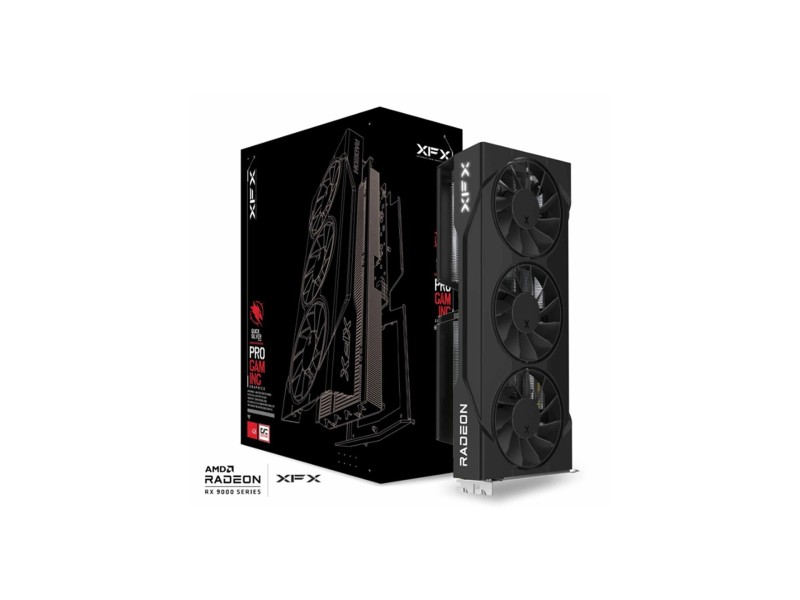 Graphics card. XFX SWIFT RX 9060XT OC 3-FAN 16GB