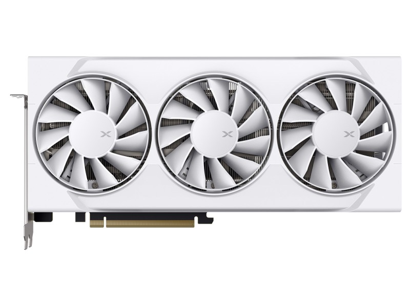 Graphics card. XFX SWIFT RX 9060XT OC White 3-FAN 16GB