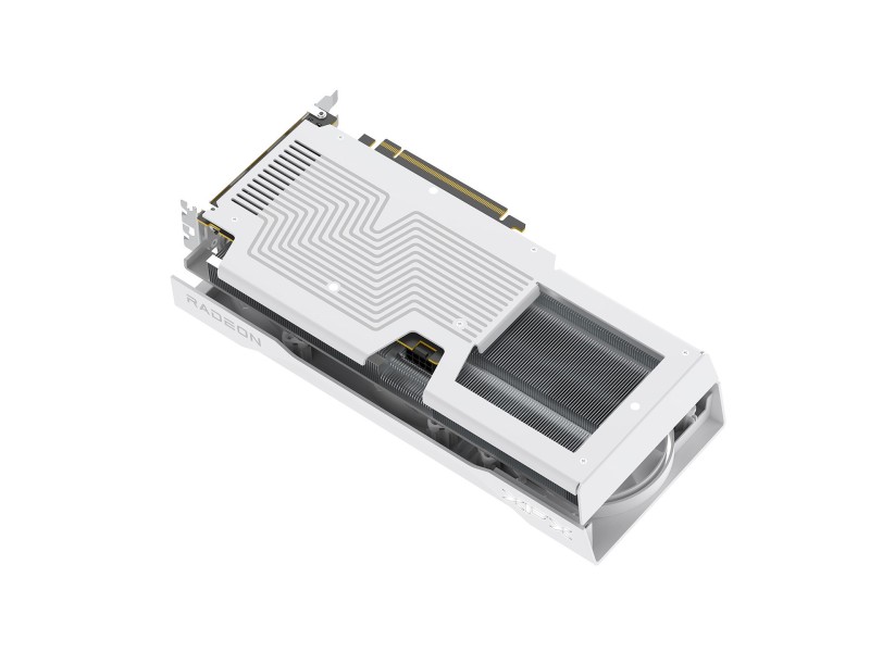 Graphics card. XFX SWIFT RX 9060XT OC White 3-FAN 16GB