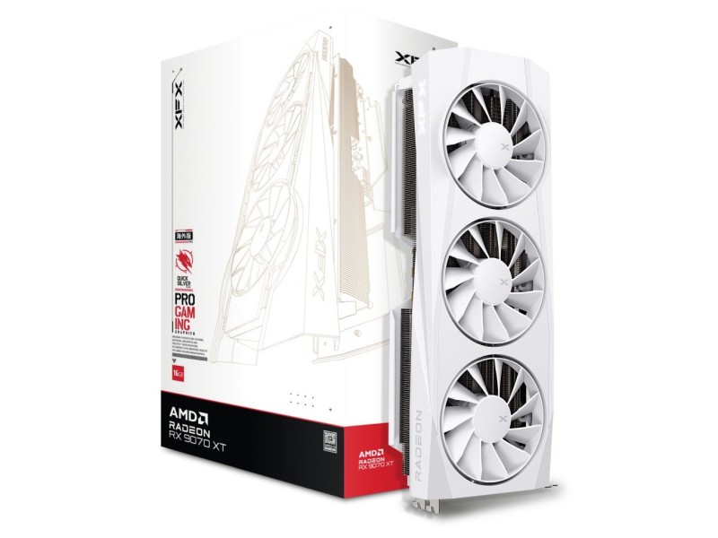 XFX Quicksilver Radeon RX 9070 XT Gaming Edition AMD 16 GB GDDR6 XFX Quicksilver Radeon RX 9070 XT Gaming Edition AMD 16 GB GDDR6