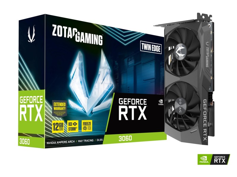 Zotac GAMING GeForce RTX 3060 Twin Edge NVIDIA 12 GB GDDR6
