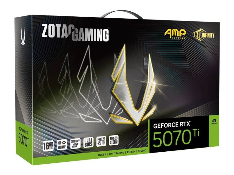 Zotac GAMING GeForce RTX 5070 Ti AMP Extreme INFINITY NVIDIA 16 GB GDDR7