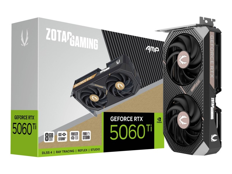Zotac GAMING GeForce RTX 5060 Ti AMP NVIDIA 8 GB GDDR7