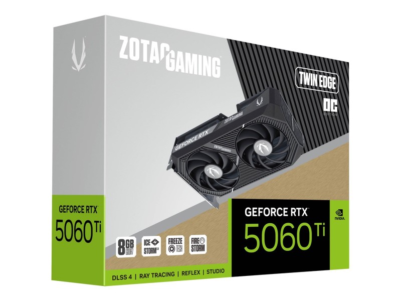Zotac GAMING GeForce RTX 5060 Ti Twin Edge OC NVIDIA 8 GB GDDR7
