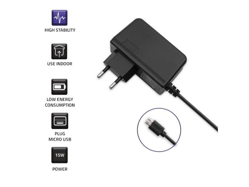 Qoltec 51022 mobile device charger Black Indoor